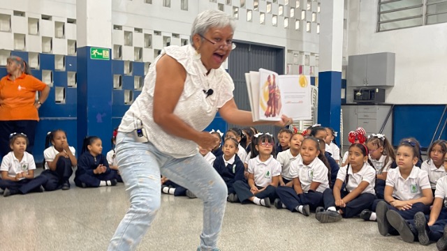 La arepa es una fiesta Colegio Gómez de Delfino