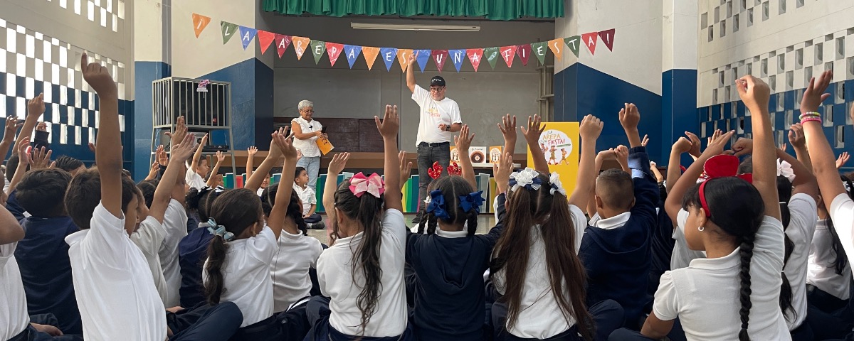 La arepa es una fiesta Colegio Gómez de Delfino